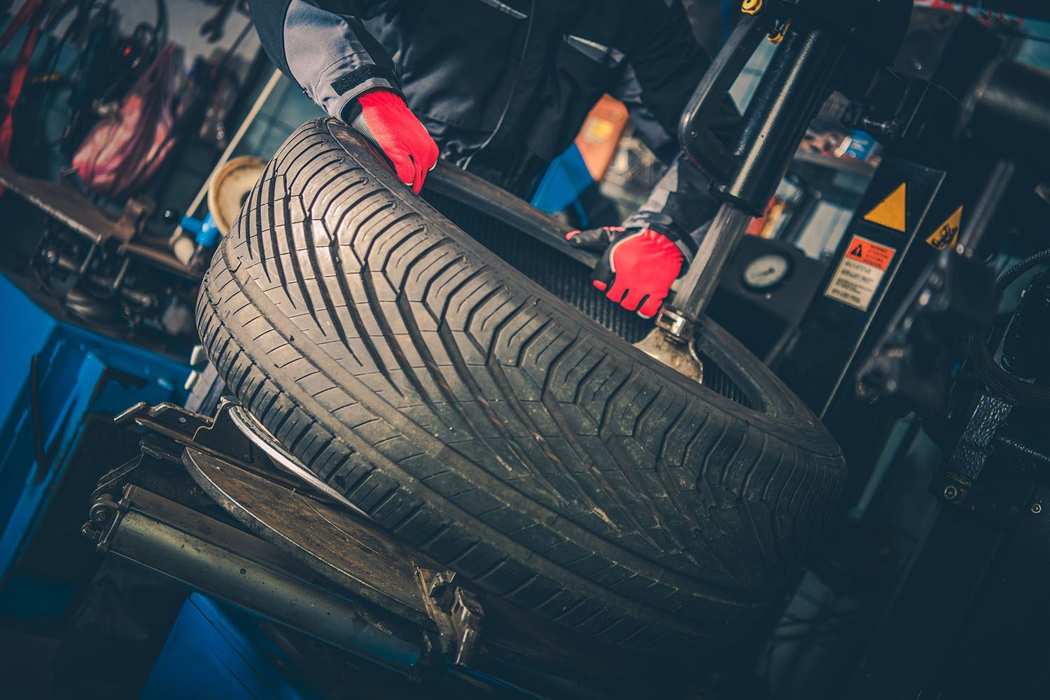 Professional tyre fitment service