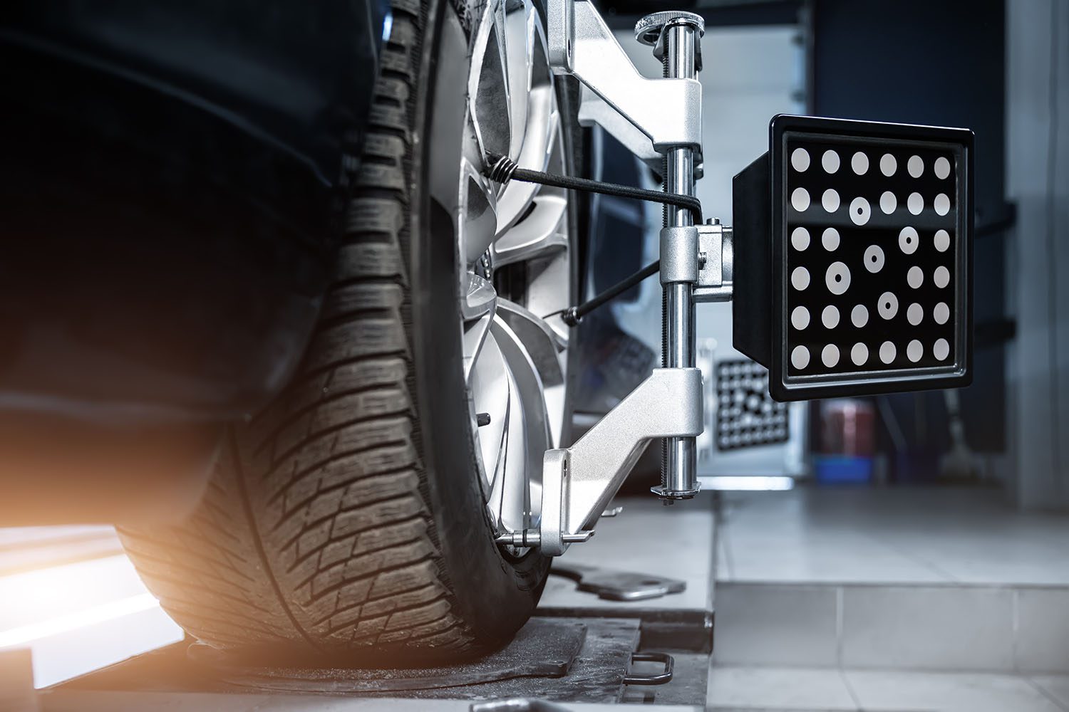 Wheel alignment and balancing service
